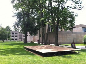 CFA Courtyard Stage 6/30/11